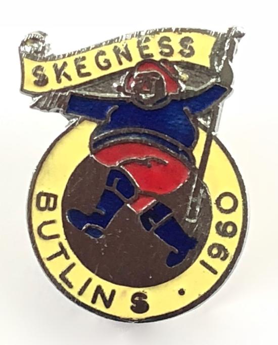 Butlins 1960 Skegness holiday camp jolly fisherman badge