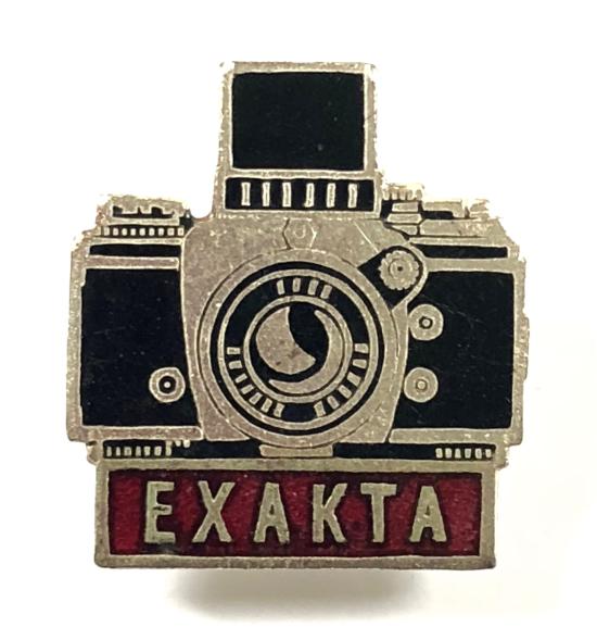 EXAKTA camera advertising badge circa 1960's
