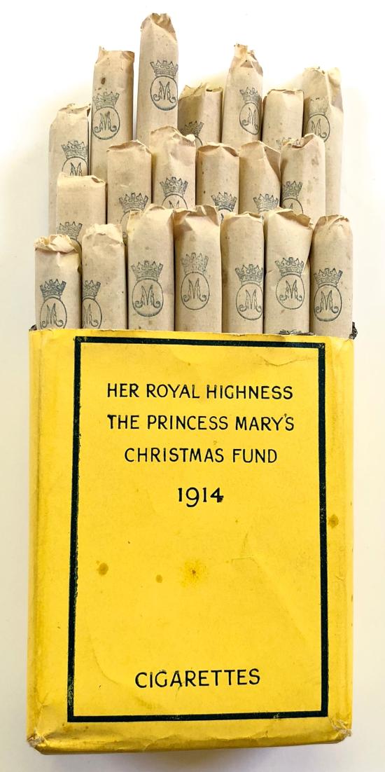 WW1 Princess Mary Christmas 1914 Gift Fund packet of cigarettes