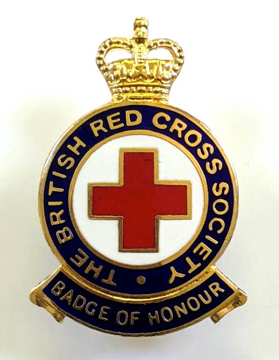 British Red Cross Society third class badge of honour