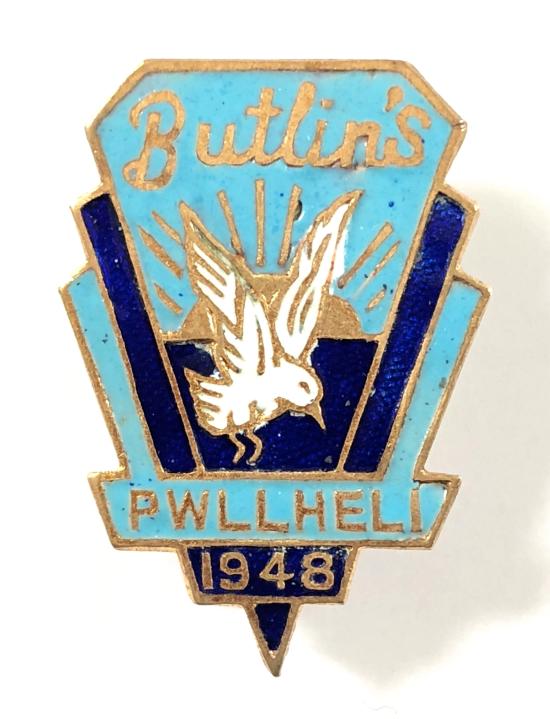 Butlins 1948 Pwllheli holiday camp badge Wales