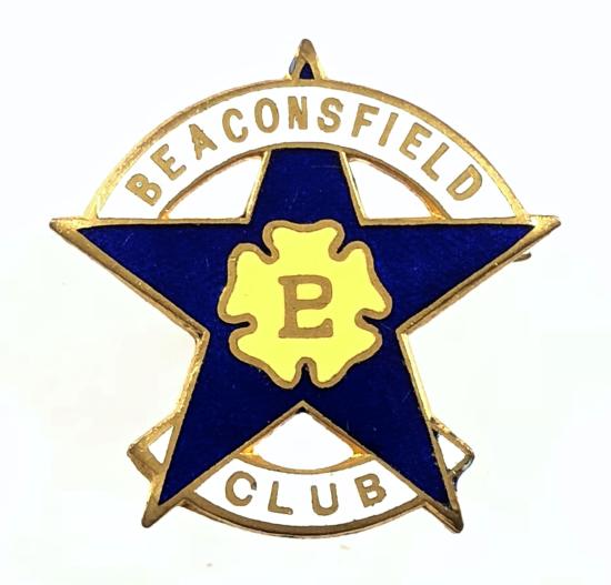 Primrose League Beaconsfield Club associates badge