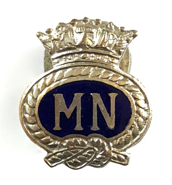 WW2 Merchant Navy lapel badge