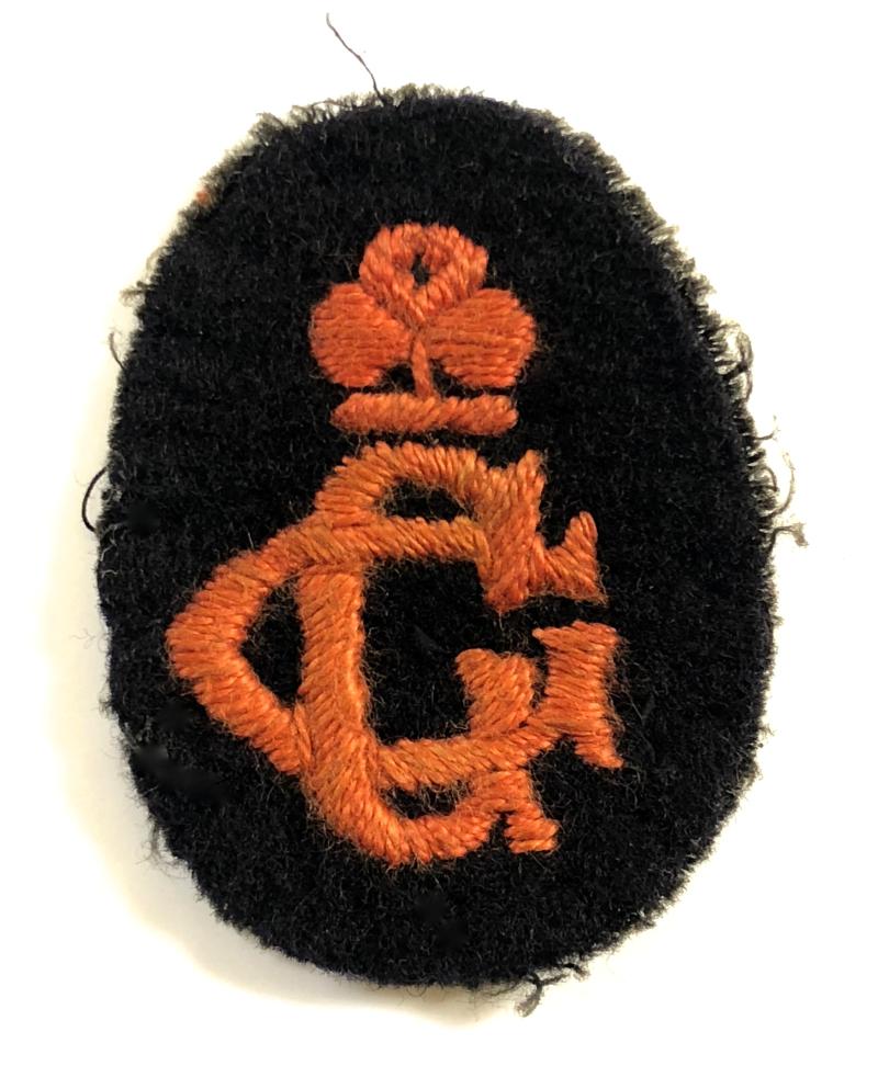Girl Guides Land Ranger embroidered felt cloth hat badge circa 1920's