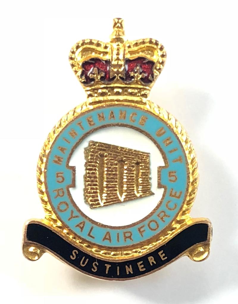 RAF Maintenance Unit 5 Kemble Royal Air Force badge H.W.Miller