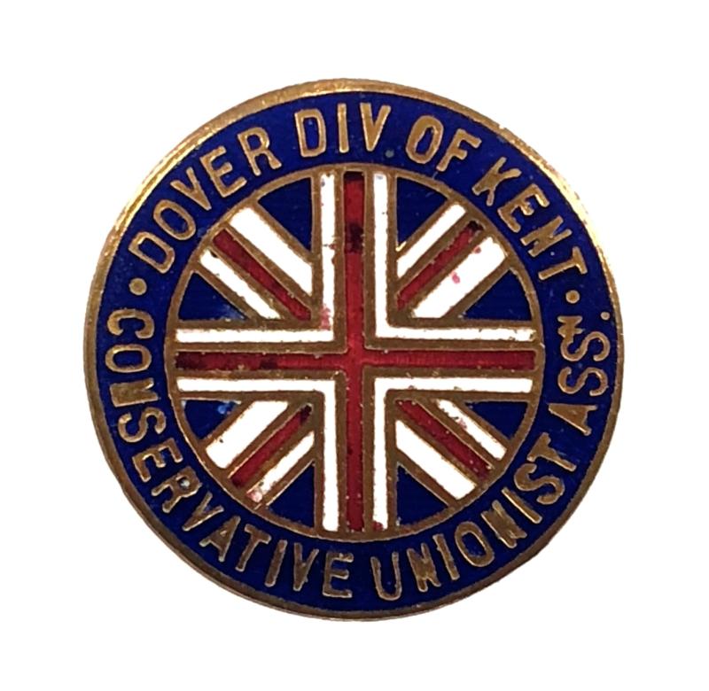 Dover Division of Kent Conservative Unionis supporters badge