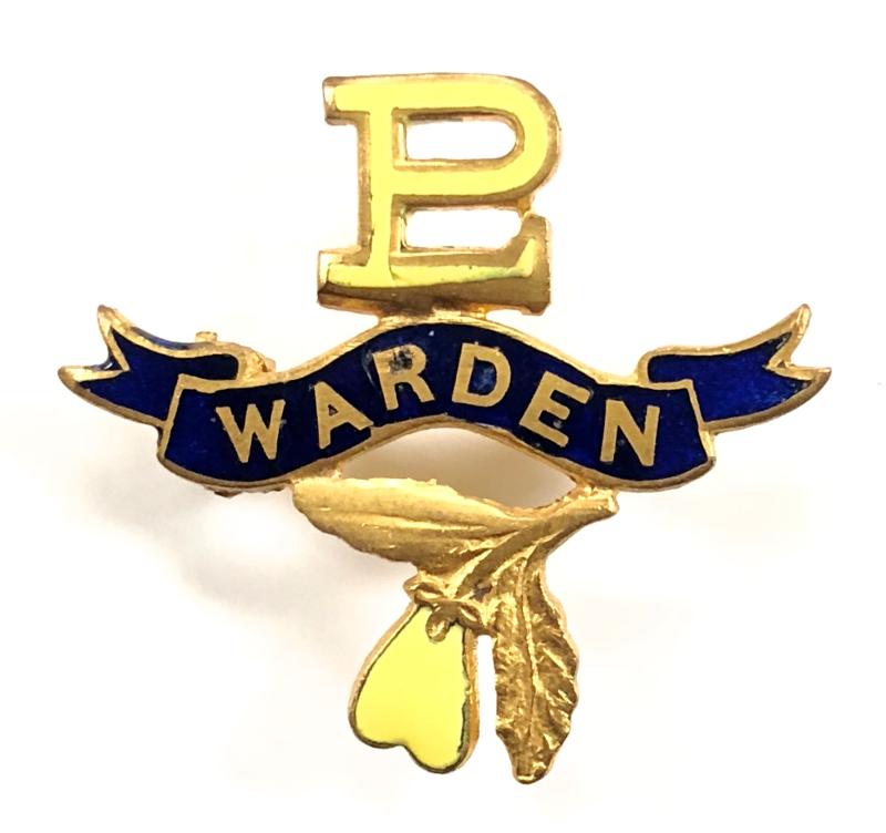 Primrose League Warden Junior Bud pin badge