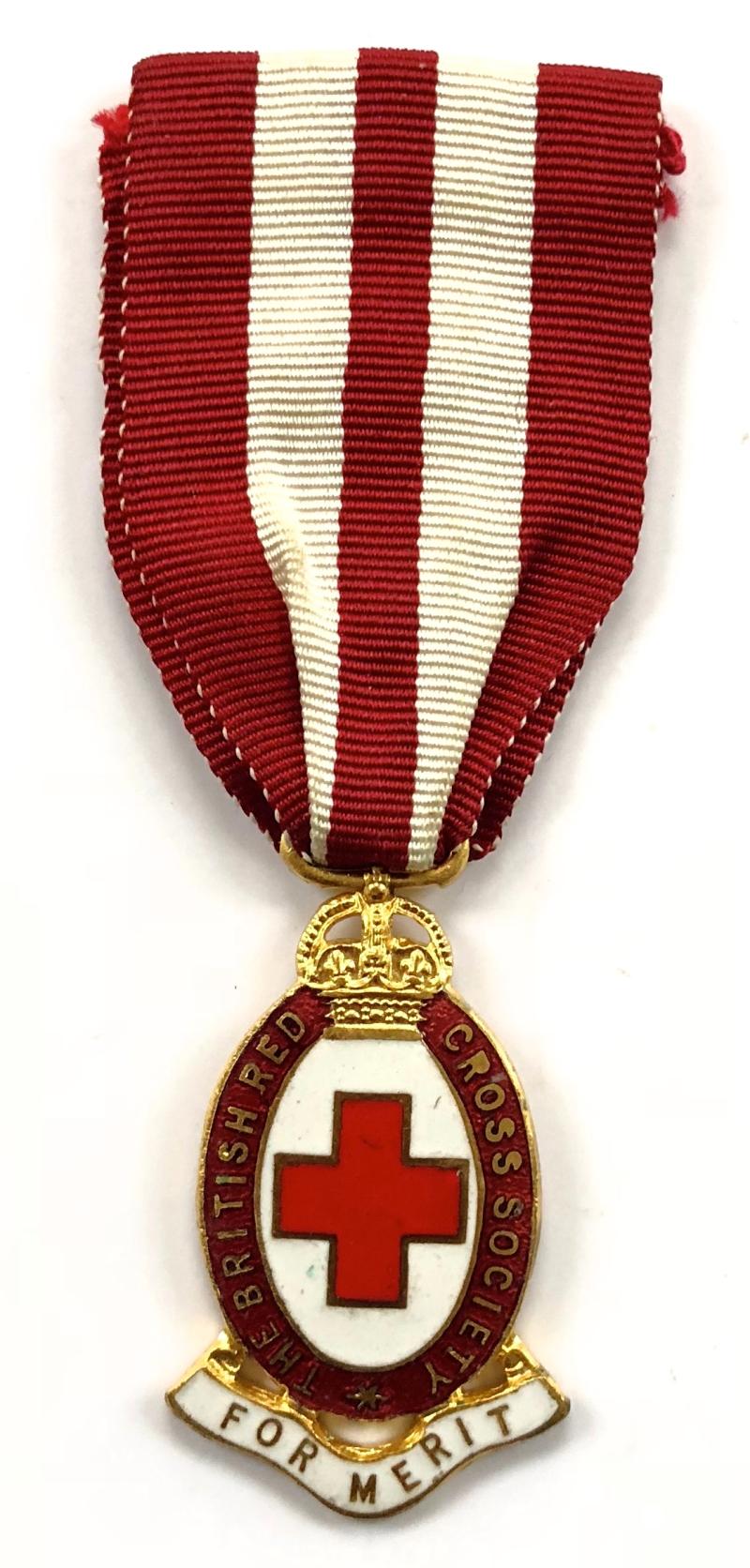 British Red Cross Society medal of merit badge