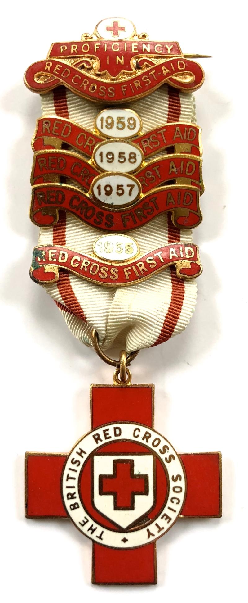 British Red Cross Proficiency in First Aid Medal c.1950's