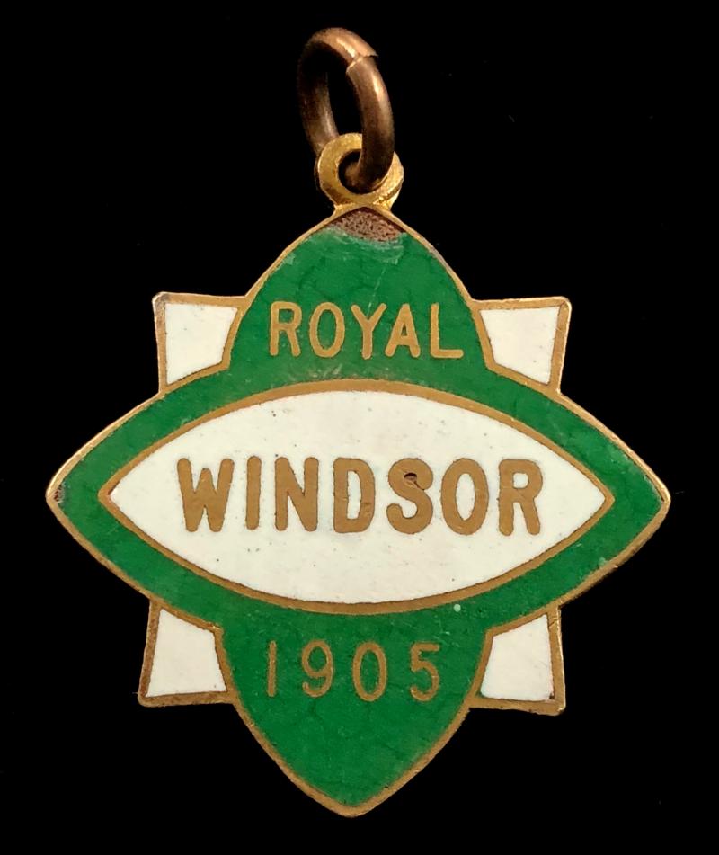 1905 Royal Windsor horse racing club badge