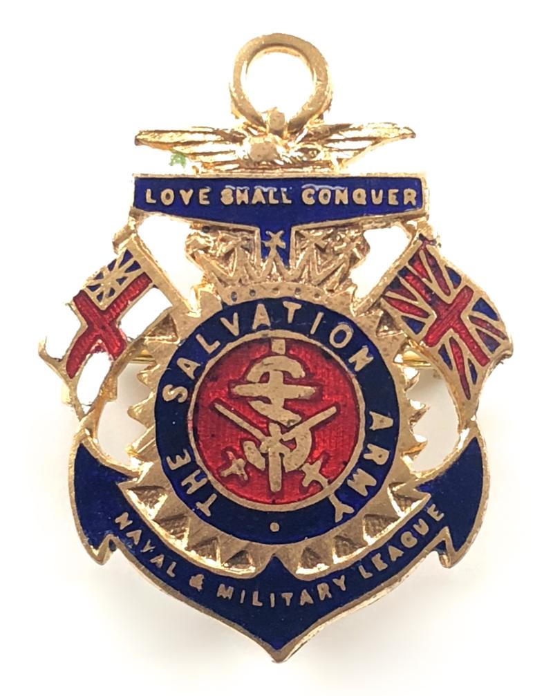 The Salvation Army Naval Military & Air Force League pin badge
