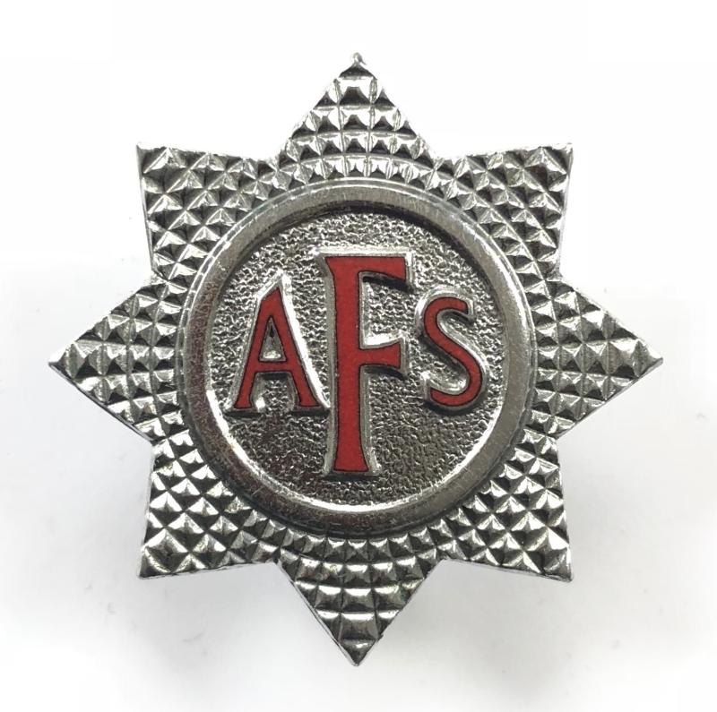 WW2 Auxiliary Fire Service AFS firemans cap badge