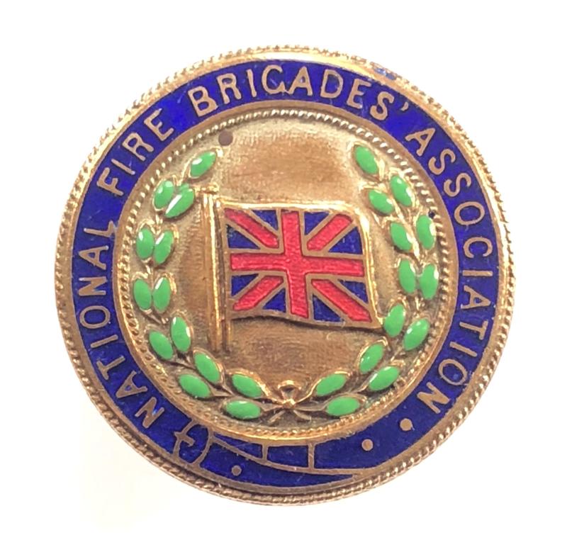 National Fire brigades Association NFBA firemans  badge