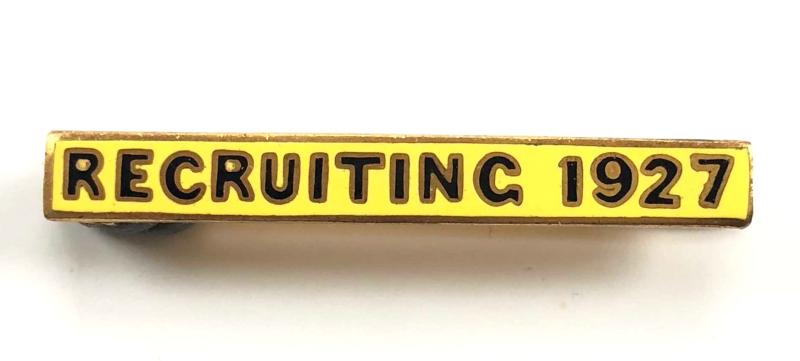 Primrose League For Recruiting 1927 special service award badge