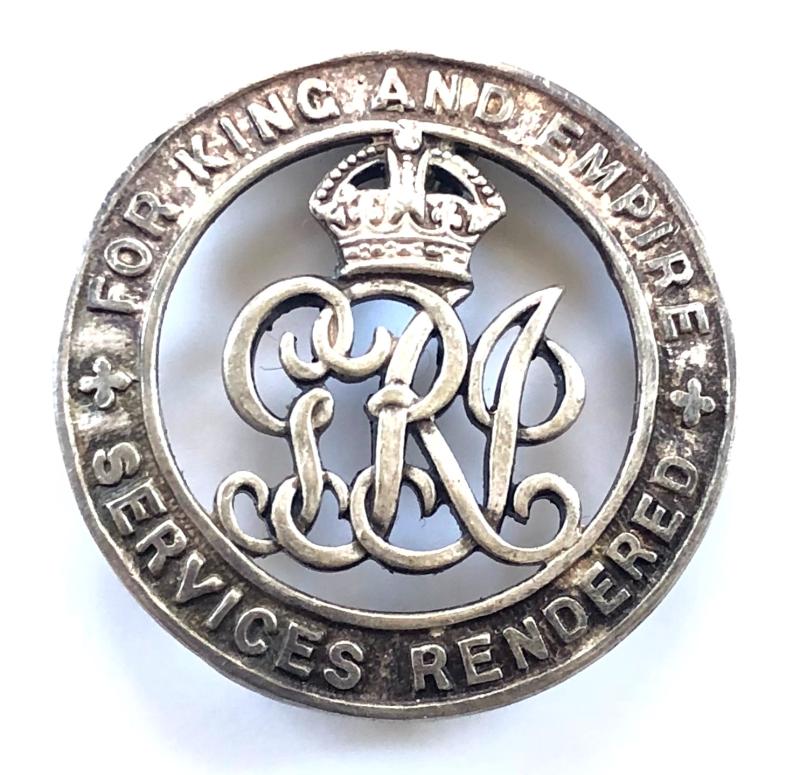 WW1 6th Bn Argyll and Sutherland Highlanders silver war badge