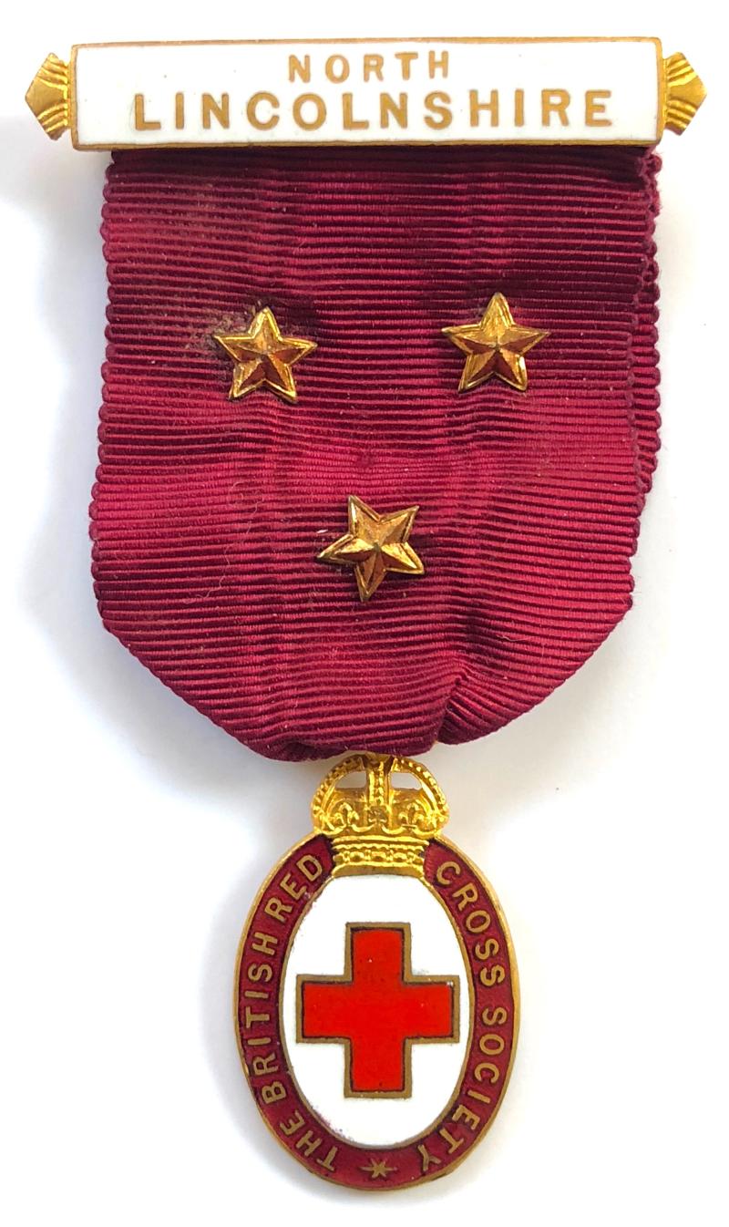British Red Cross Society North Lincolnshire President medal