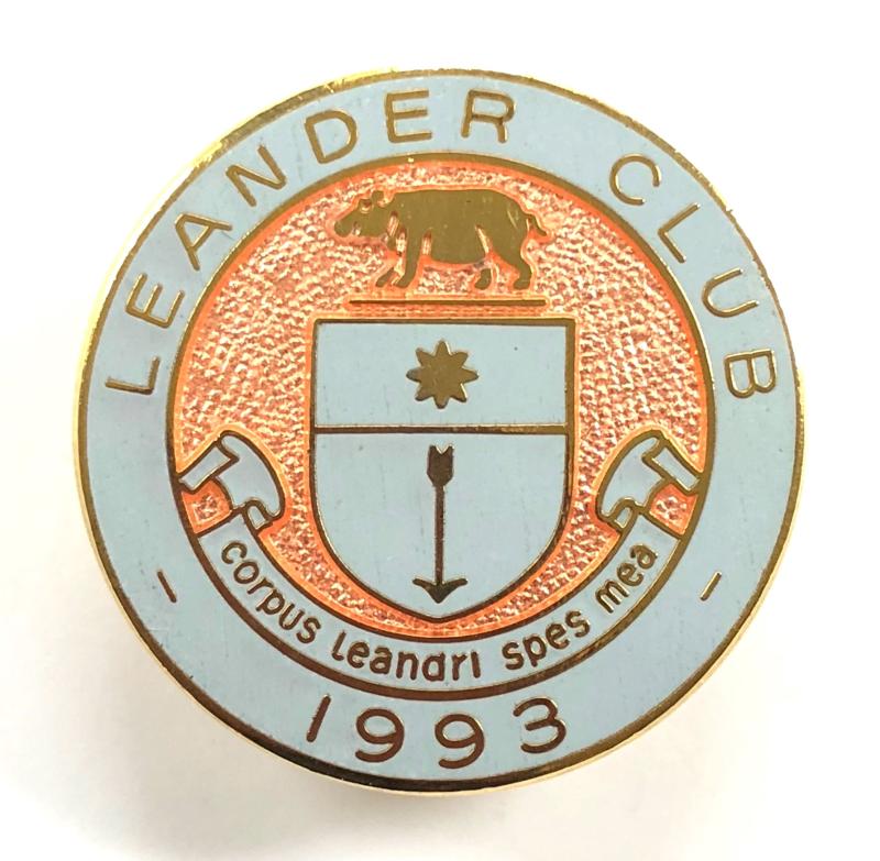 1993 Leander Rowing Club pin badge Henley Royal Regatta
