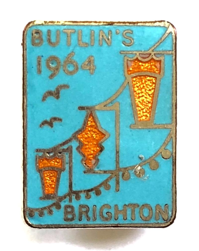 Butlins 1964 Brighton holiday camp illuminations badge
