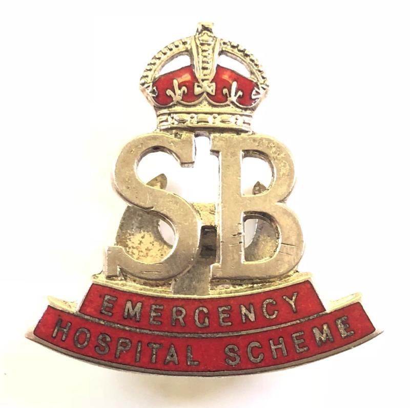 WW2 Stretcher Bearer Emergency Hospital Scheme badge
