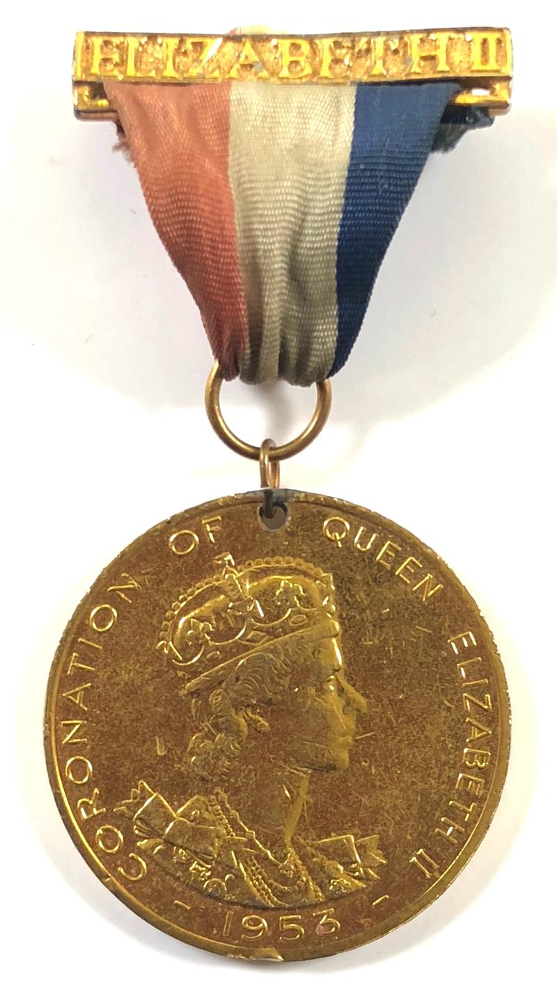 Coronation of Elizabeth II June 2 1953 commemorative medal