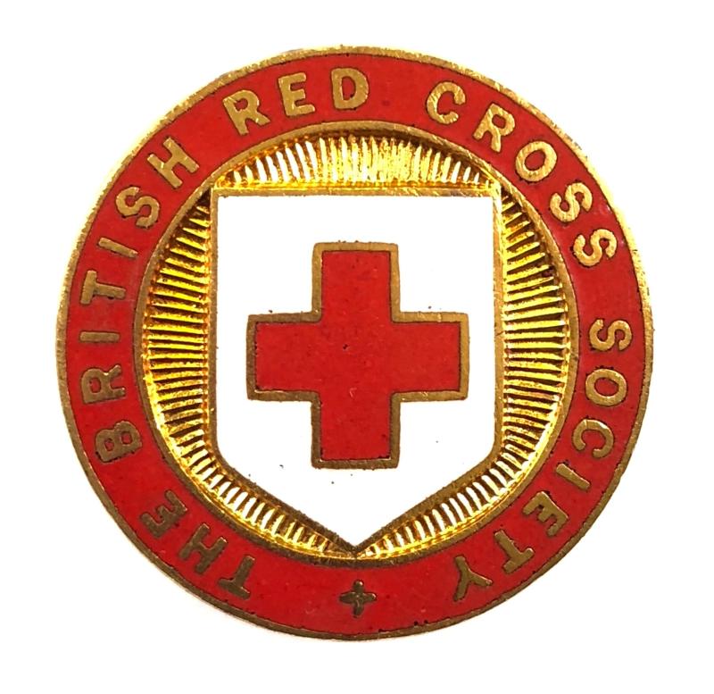 British Red Cross Society nurses uniform pin badge