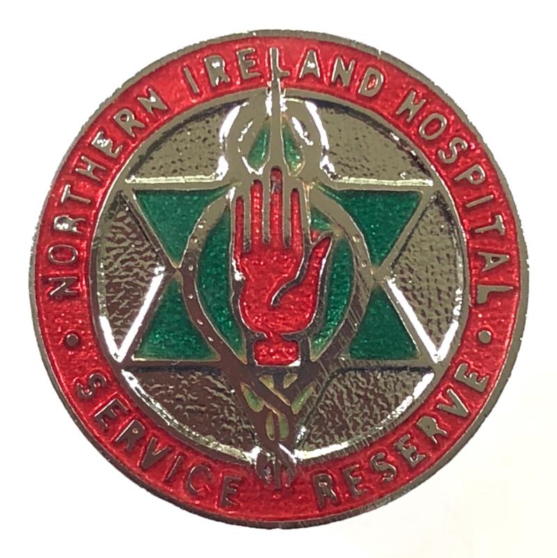 Northern Ireland Hospital Service Reserve CD volunteer badge