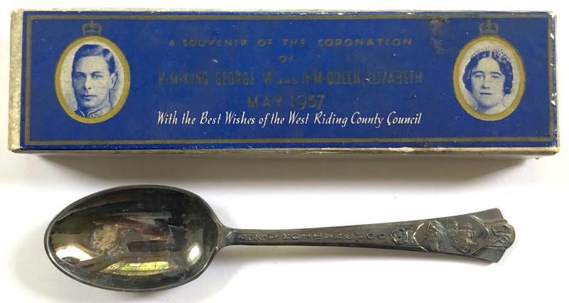 Coronation of King George VI. Queen Elizabeth 1937 spoon Mappin & Webb