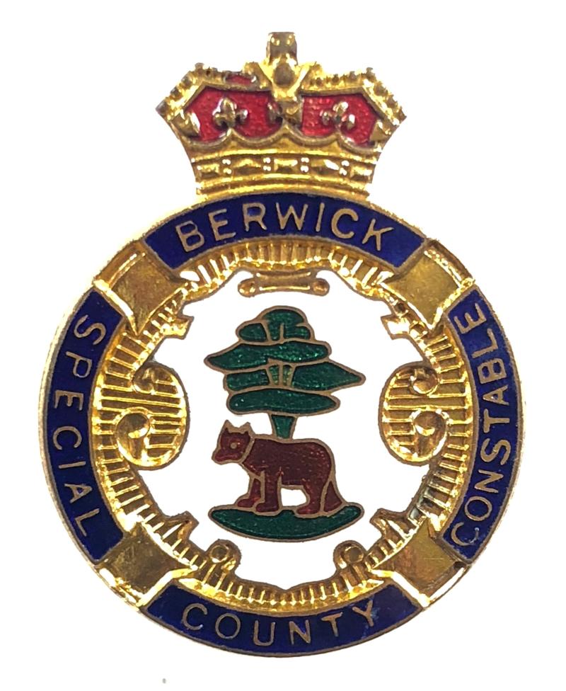 Berwick County Special Constable police badge