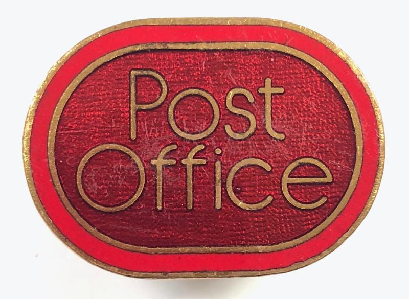 Post Office postmans uniform cap badge circa 1970's
