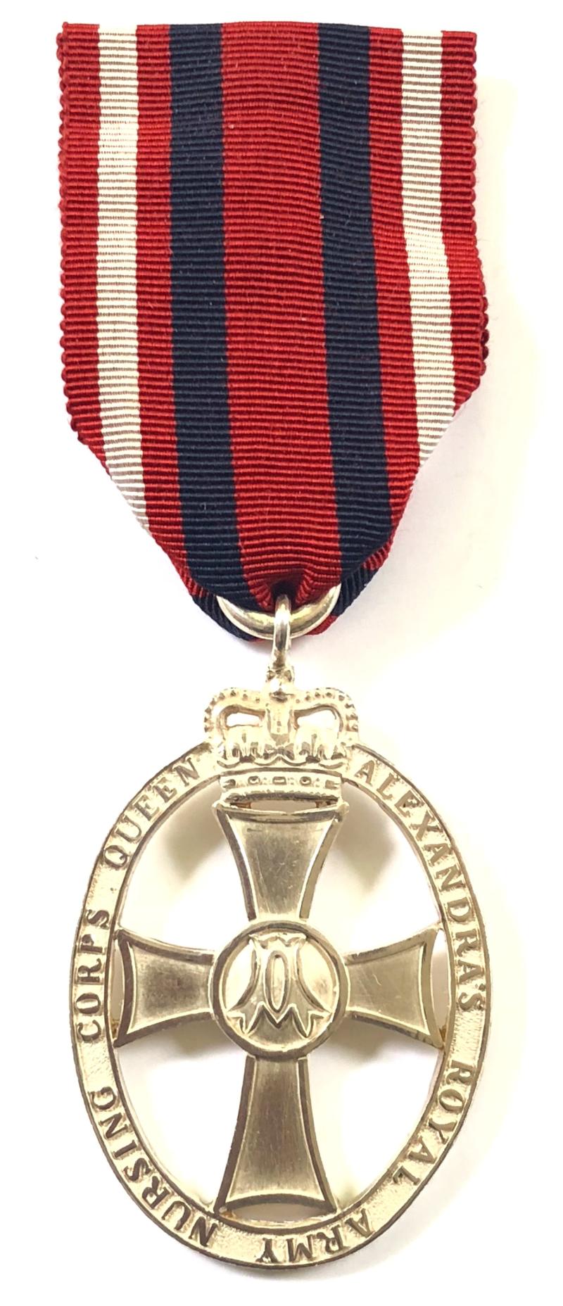 Queen Alexandras Royal Army Nursing Corps QARANC 1972 silver medal