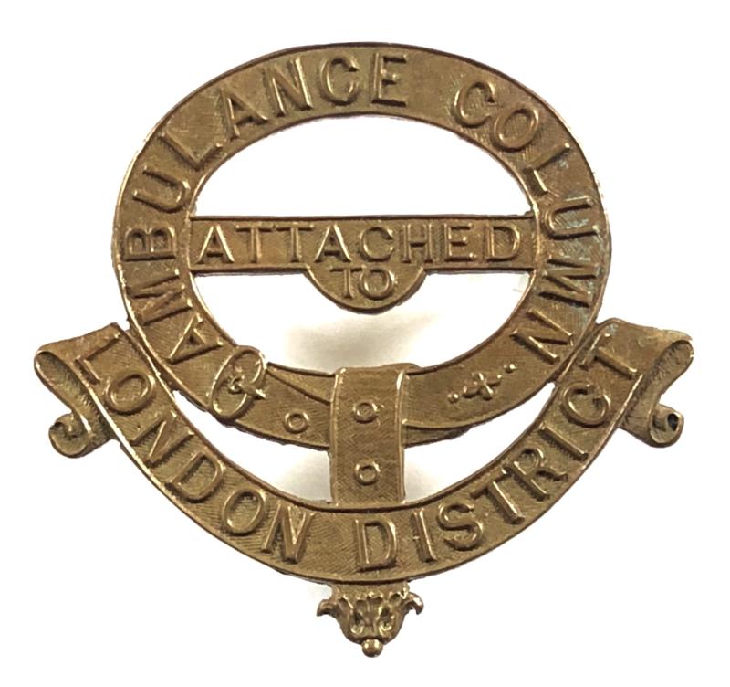 WW1 Ambulance Column London District badge