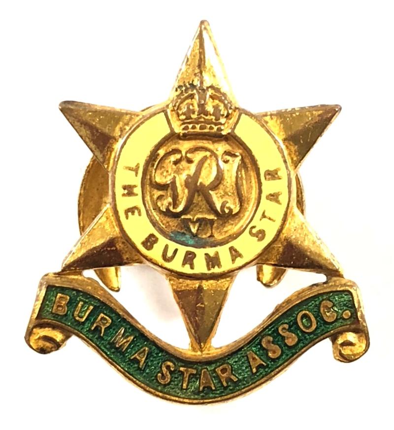Burma Star Association membership badge