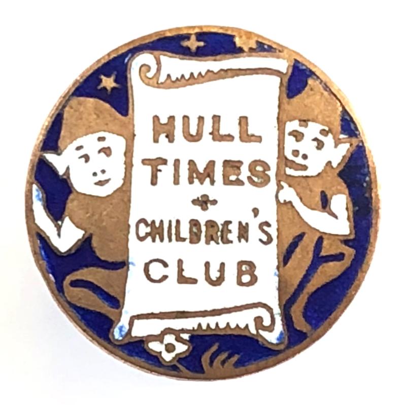The Hull Times Childrens Club membership badge