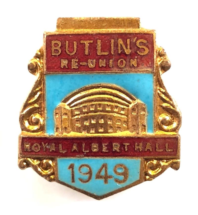 Butlins 1949 Royal Albert Hall re-union badge