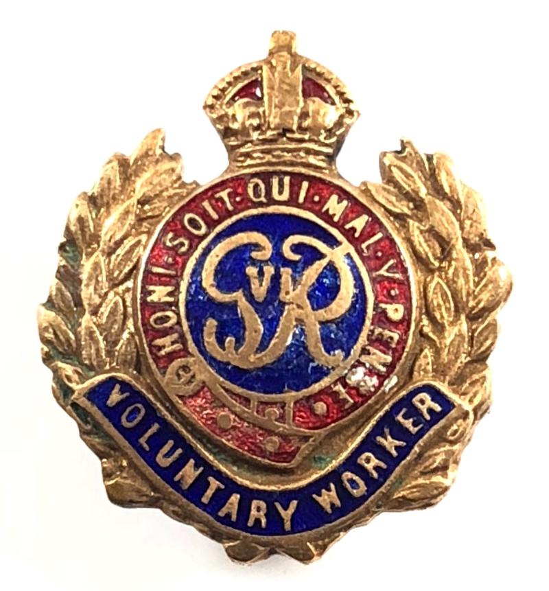 Royal Engineers Voluntary Worker badge