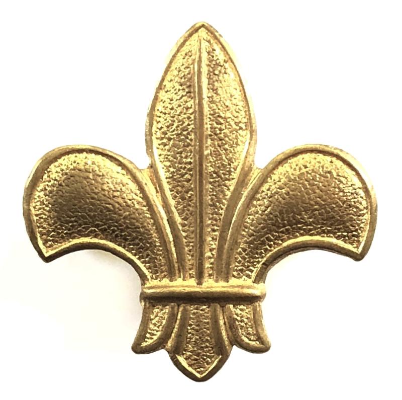 Boy Scouts 1908 pattern brass arrowhead badge 28mm high