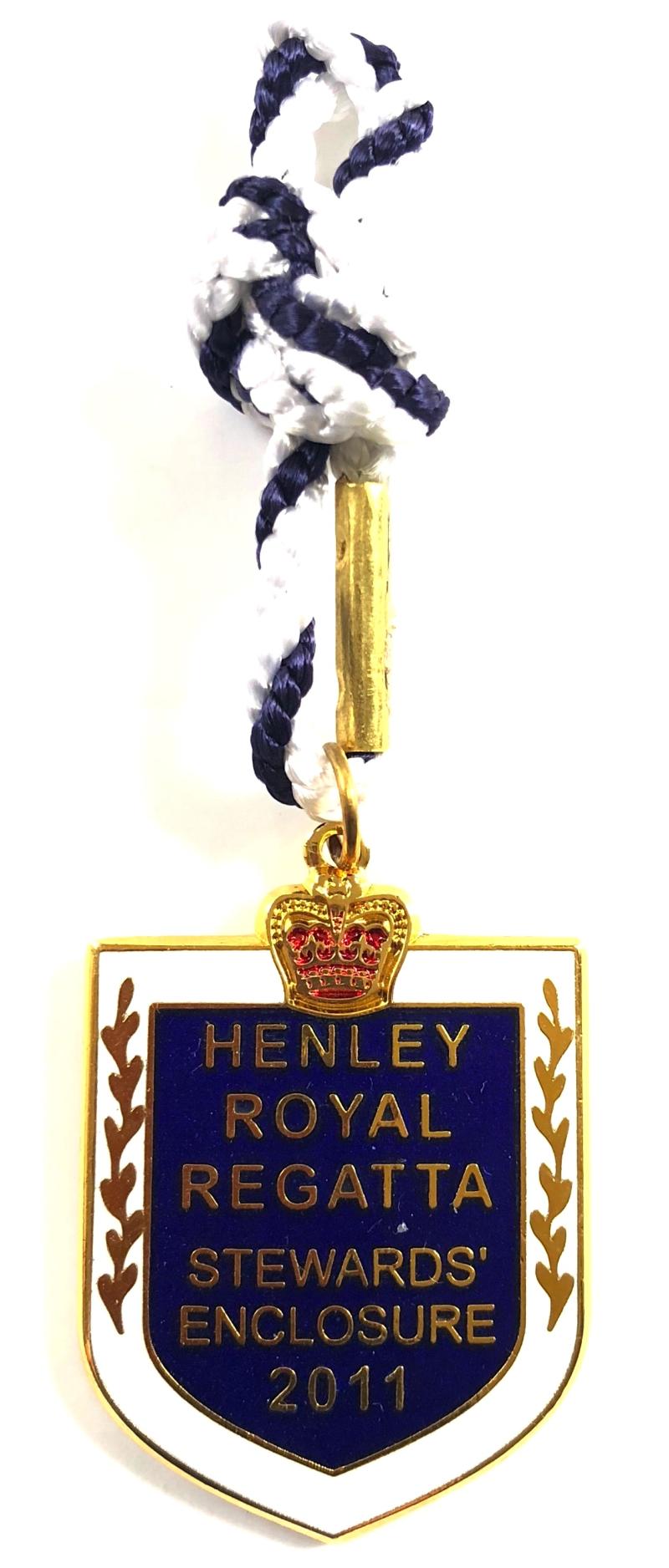 2011 Henley Royal Regatta stewards enclosure badge