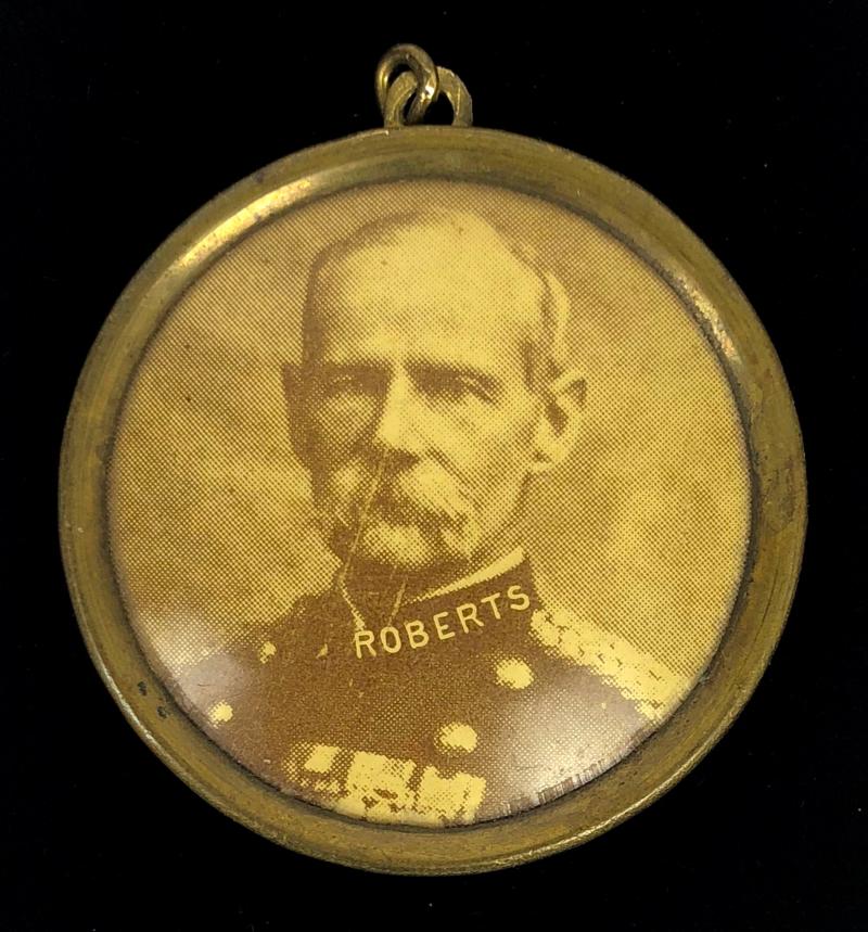 Boer War General Lord Roberts VC photographic portrait fundraising badge