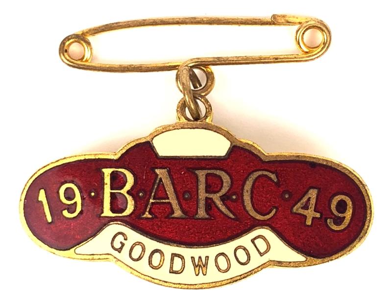1949 Goodwood BARC membership guest badge