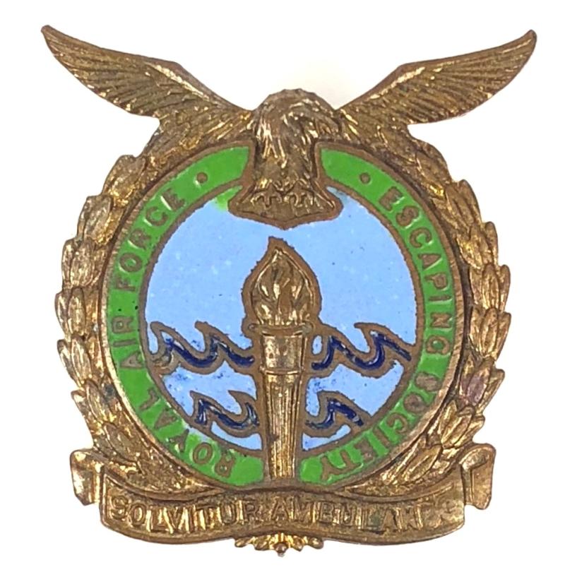 Royal Air Force Escaping Society lapel badge circa 1946 to 1954