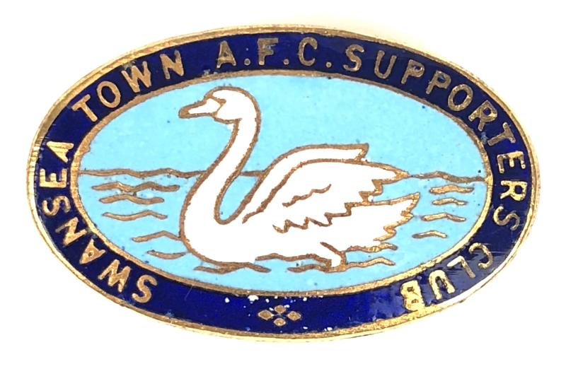 Swansea Town A.F.C. Supporters Club football badge Wales