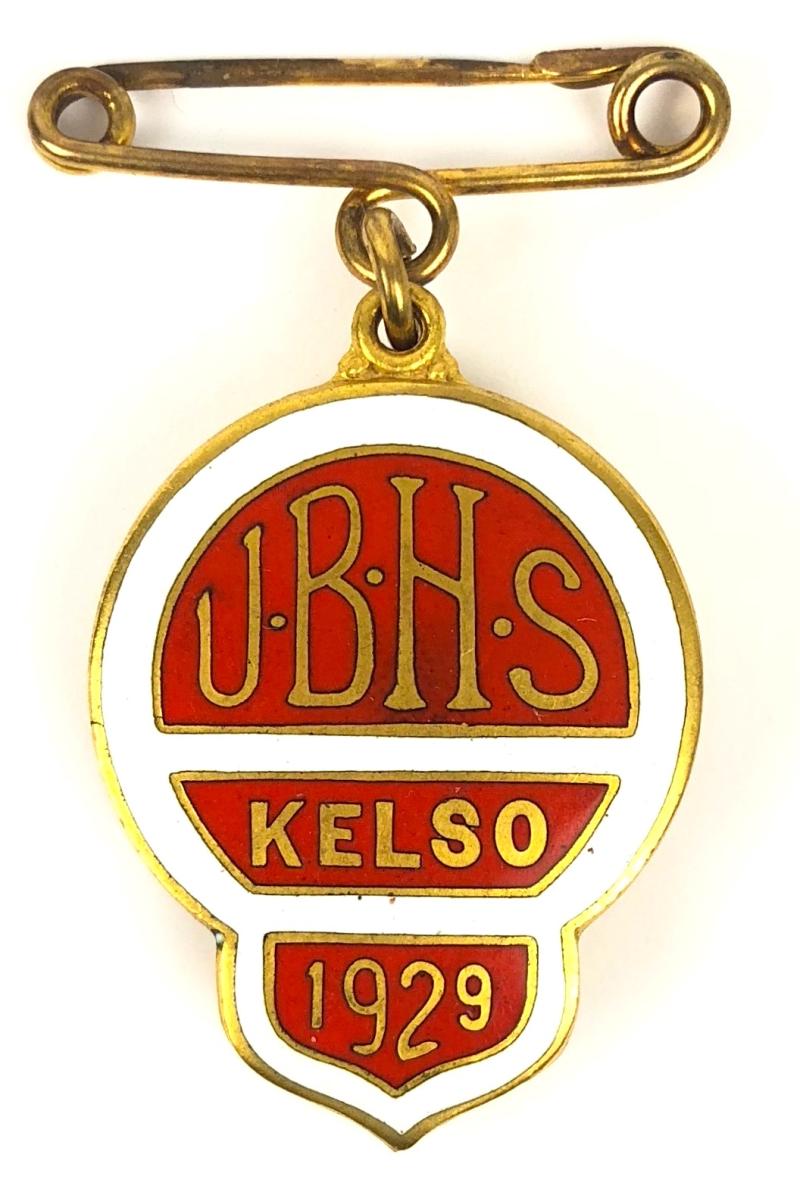 1929 Kelso Races UBHS horse racing club ladies badge