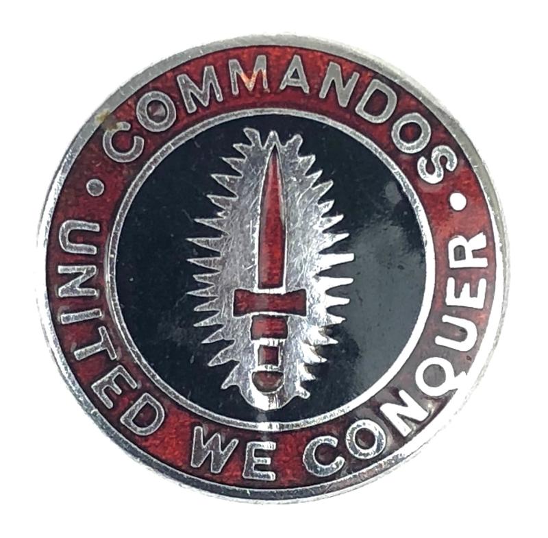 Old Comrades Association of The Army Commandos issue number 2528 badge