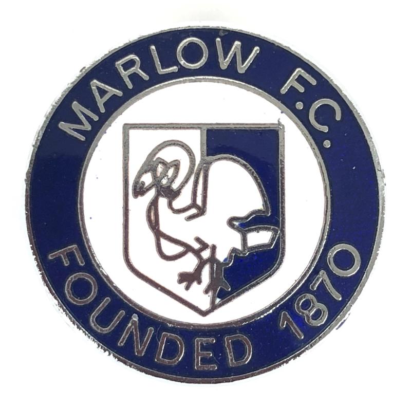 Marlow Football Club Supporters Badge Founded 1870
