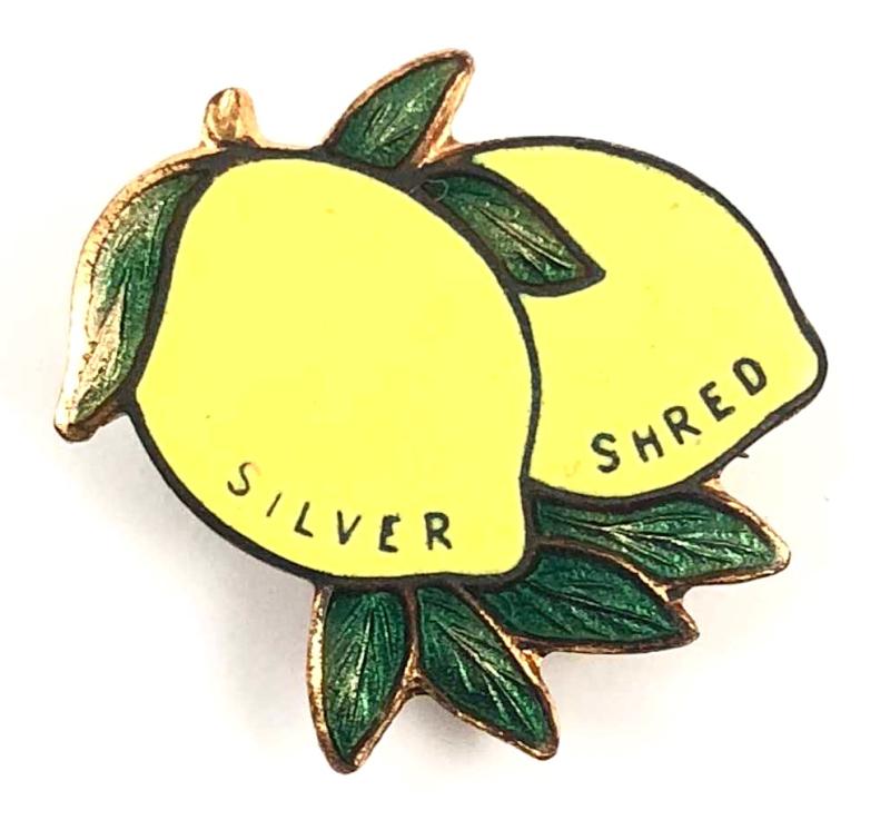Robertsons Silver Shred Marmalade advertising badge H.W. MILLER