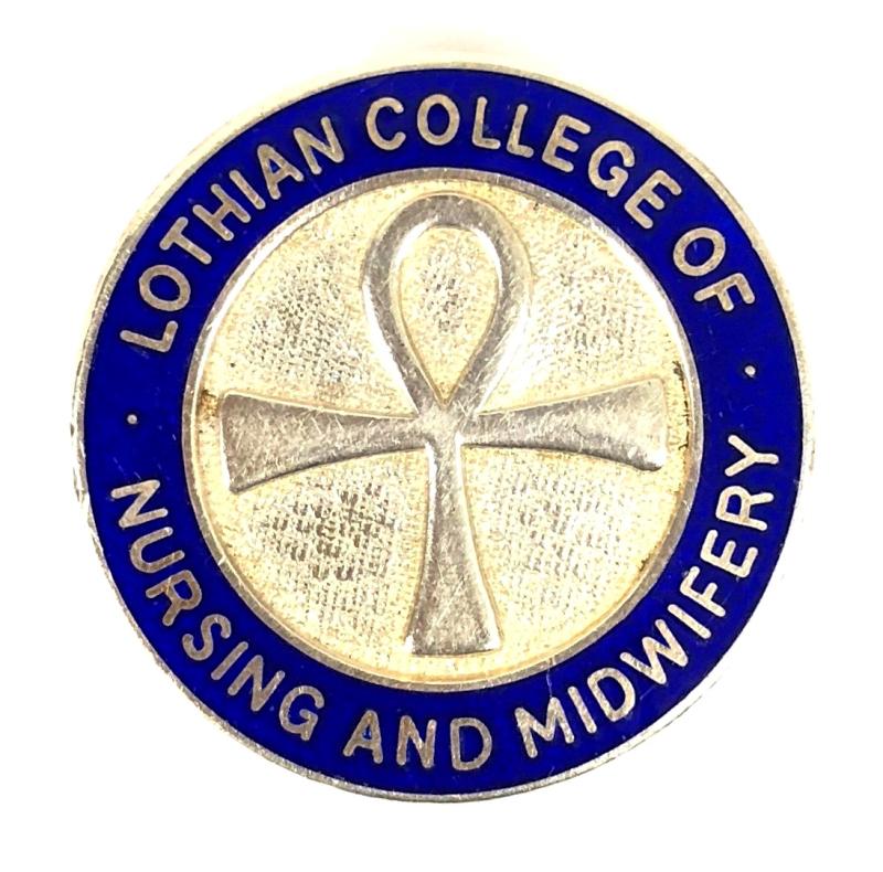 Lothian College of Nursing and Midwifery 1991 silver badge Edinburgh Scotland