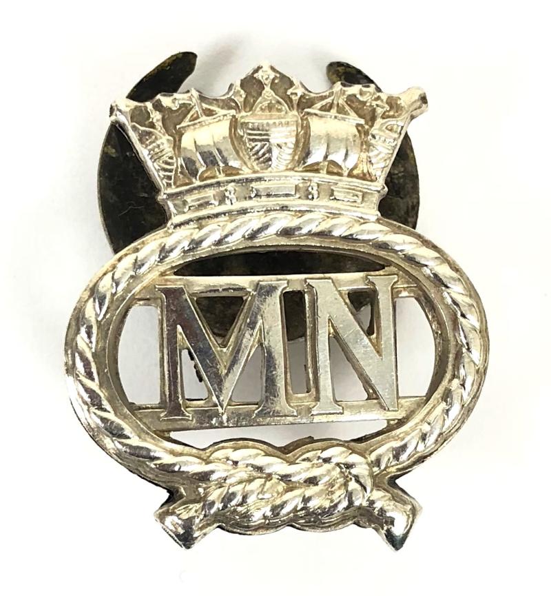 Merchant Navy official issue MN war service silver badge