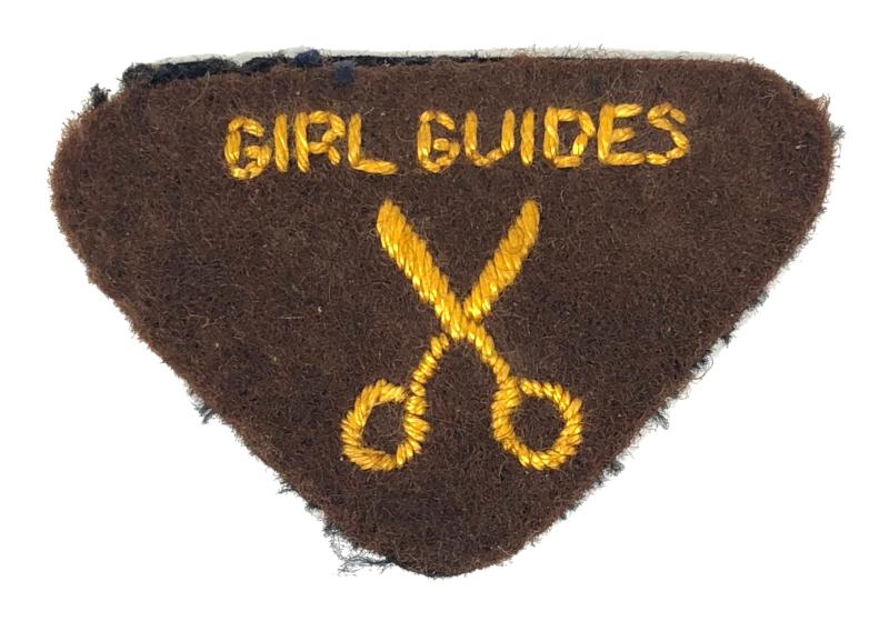 Girl Guides Brownie Needleworker proficiency felt badge c.1939 -1945