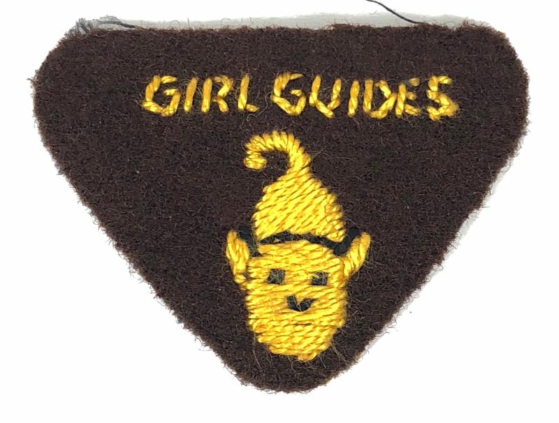 Girl Guides Brownie Jester proficiency felt badge c.1939 -1945