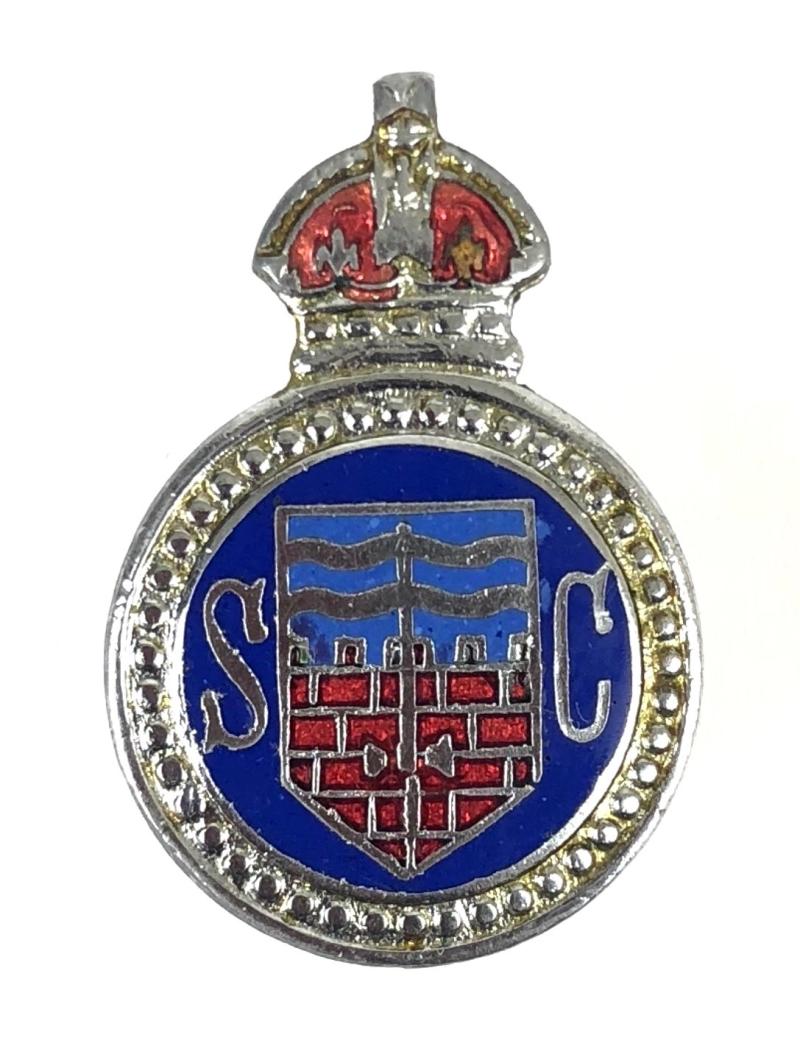 Bath City Somerset Special Constable police reserve low issue number badge